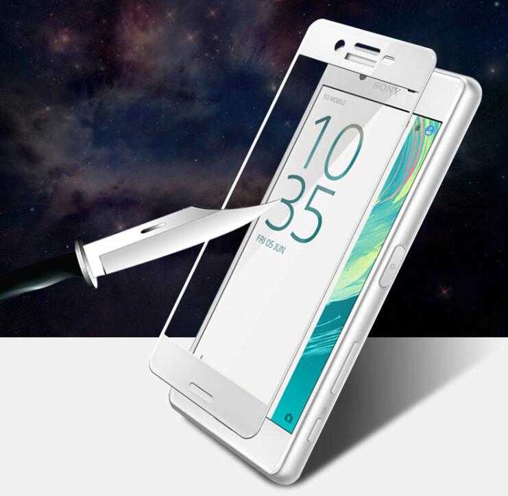 Sony Xperia XZ Zore Ekranı Tam Kaplayan Düz Cam Koruyucu