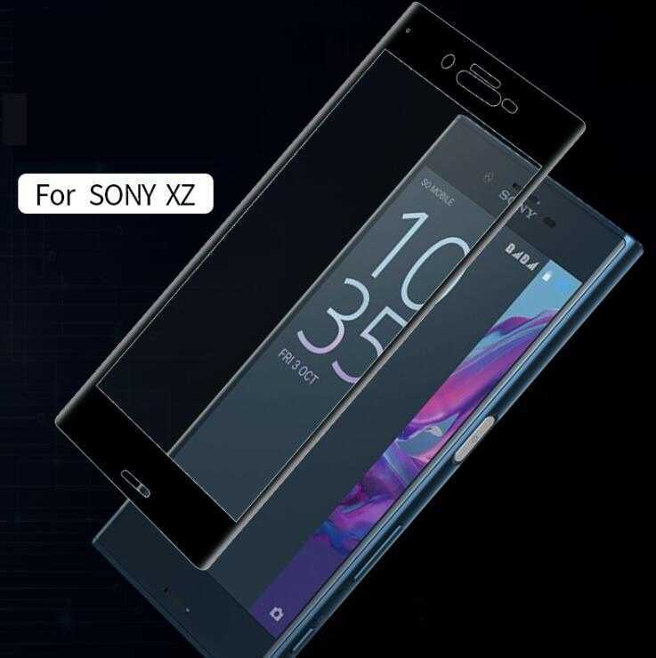 Sony Xperia XZ Zore Ekranı Tam Kaplayan Düz Cam Koruyucu