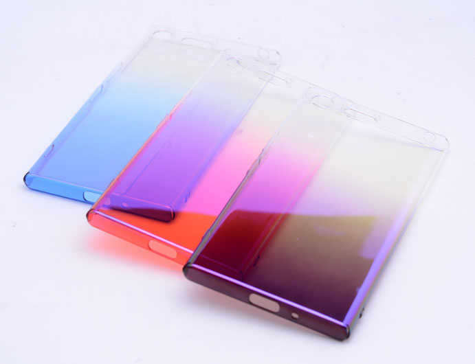 Sony Xperia XZ Premium Kılıf Zore Renkli Transparan Kapak