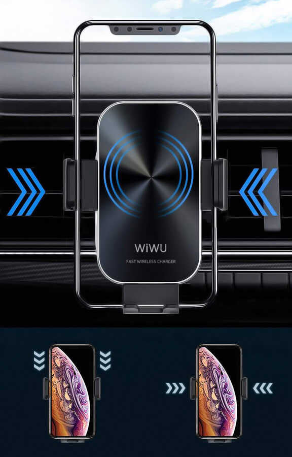 Wiwu CH-307 Liberator Wireless Charging Mount Araç Telefon Tutucu