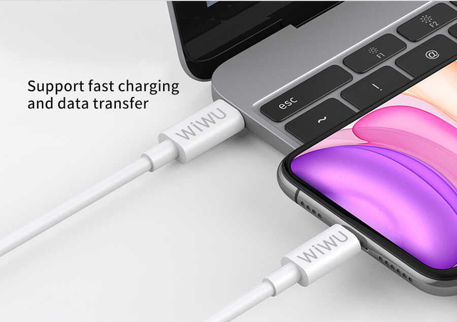 Wiwu G90 20W PD To Lightning Kablo 1M