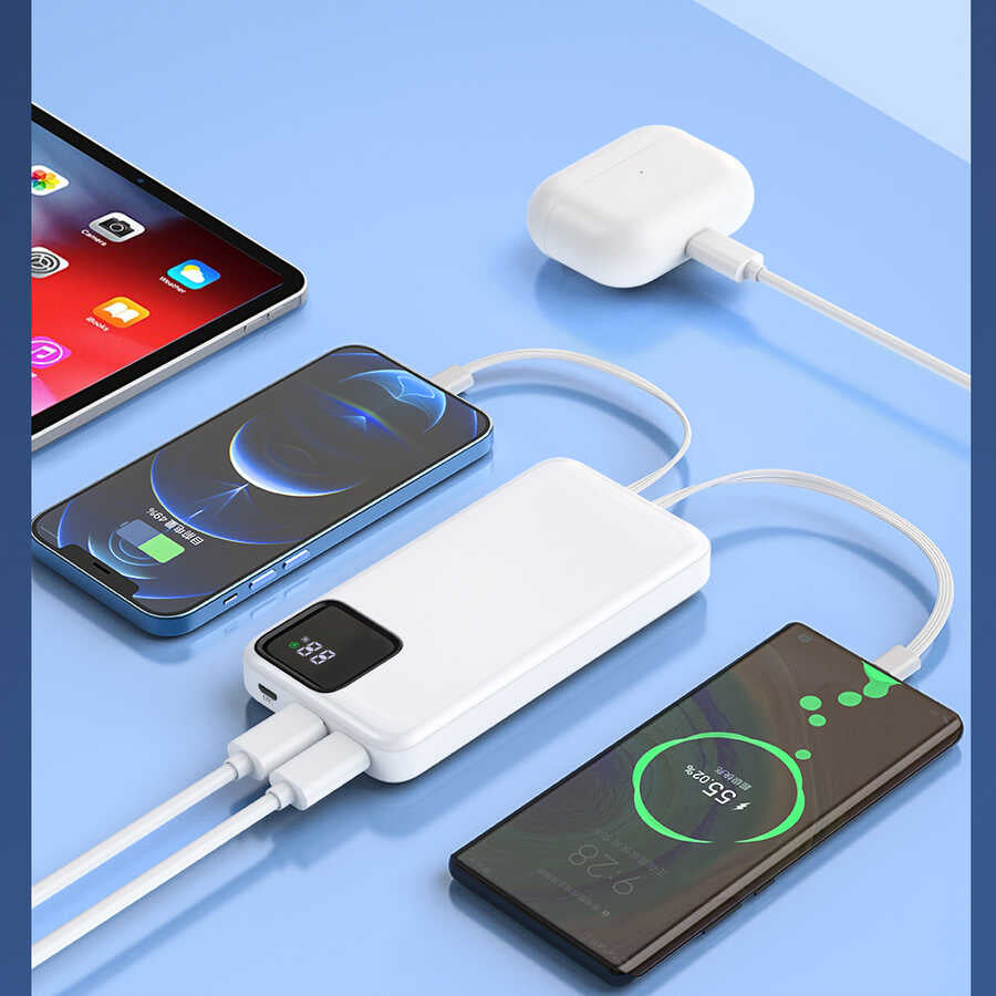 Wiwu JC-18 PD Hızlı Şarj Özellikli Led Göstergeli Powerbank 18W 10000mAh