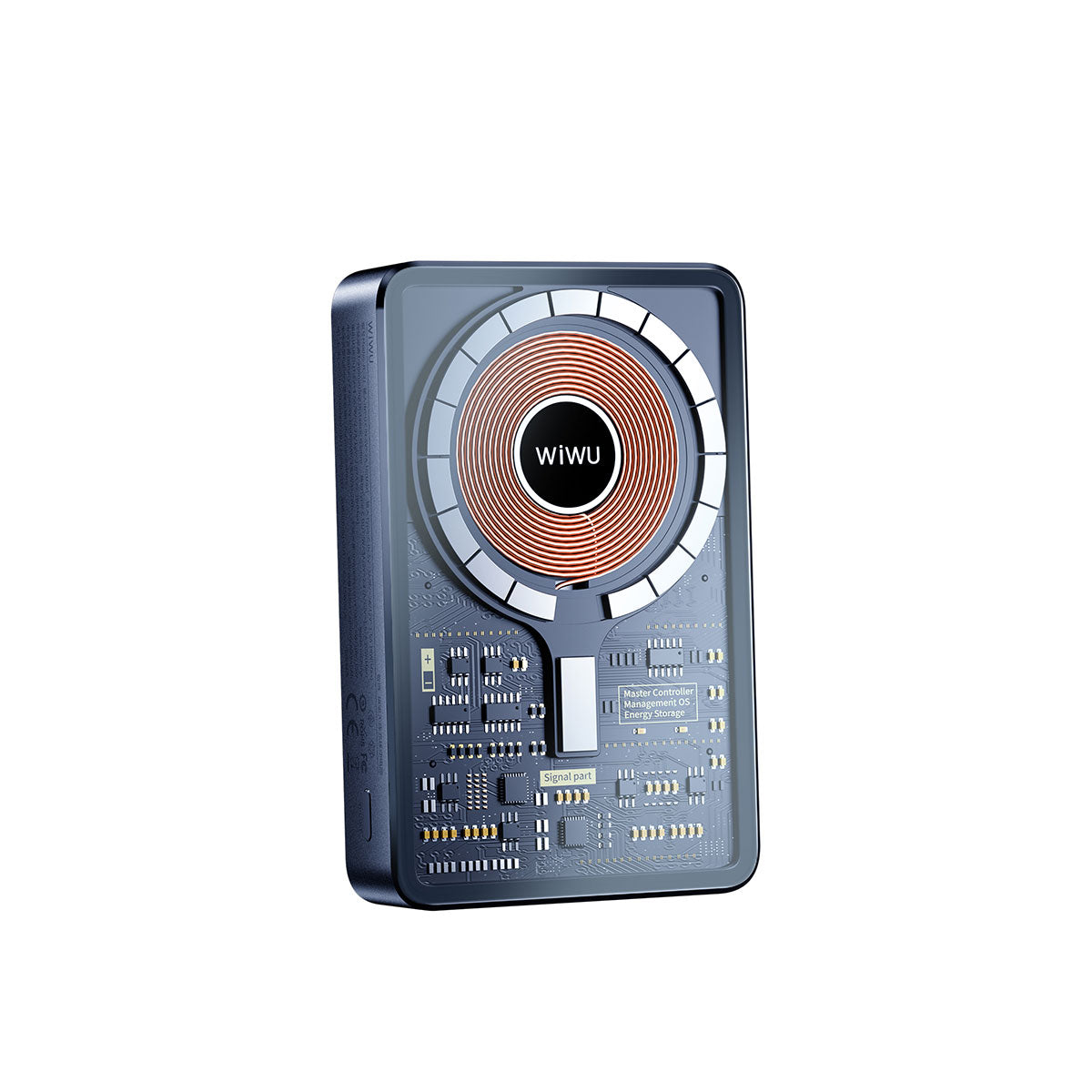 Wiwu JC-21 Hızlı Şarj Özellikli Şarj Göstergeli Standlı M-safe Wireless Powerbank 22.5W 10000mAh