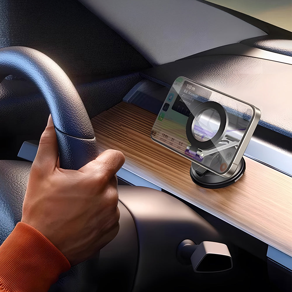 Wiwu Wi-CH055 360 Derece Dönebilen Magnetik Stand Araç Telefon Tutucu