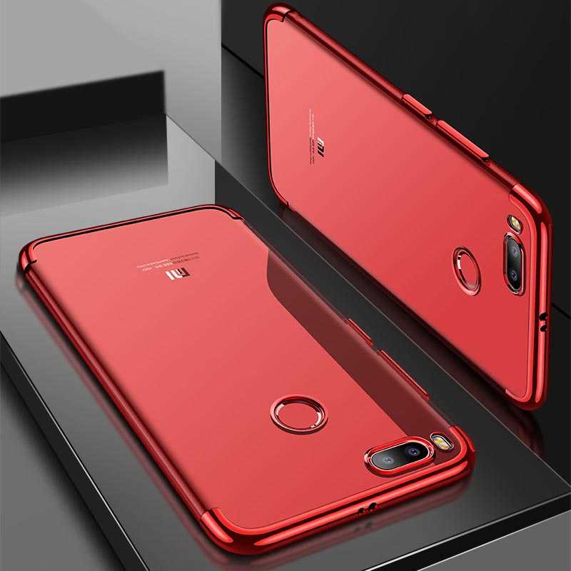Xiaomi Mi 5x Kılıf Zore Dört Köşeli Lazer Silikon Kapak