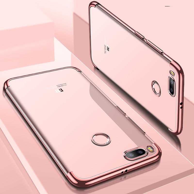 Xiaomi Mi 5x Kılıf Zore Dört Köşeli Lazer Silikon Kapak