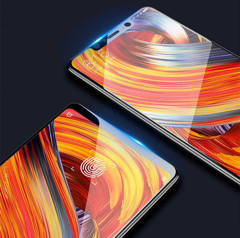 Xiaomi Mi 8 Zore Kenarları Kırılmaya Dayanıklı Cam Ekran Koruyucu