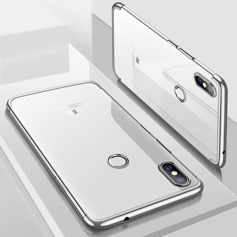 Xiaomi Mi 8 SE Kılıf Zore Dört Köşeli Lazer Silikon Kapak