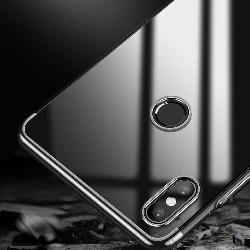 Xiaomi Mi 8 SE Kılıf Zore Dört Köşeli Lazer Silikon Kapak