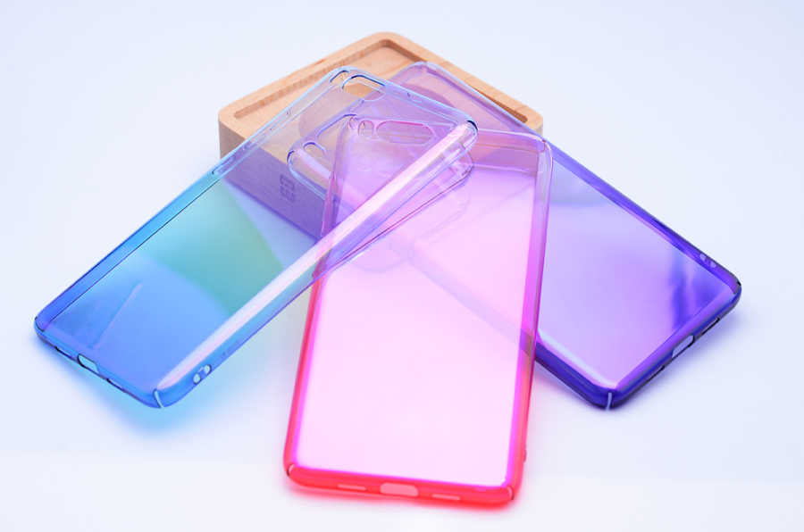 Xiaomi Mi Note 3 Kılıf Zore Renkli Transparan Kapak
