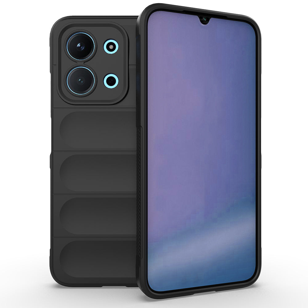 Xiaomi Redmi 15C 4G Kılıf Esnek TPU Oyuklu Arka Yüzey Tasarımlı Zore Etnik Silikon Kapak