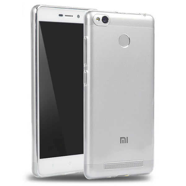 Xiaomi Redmi 3S Kılıf Zore Ultra İnce Silikon Kapak 0.2 mm