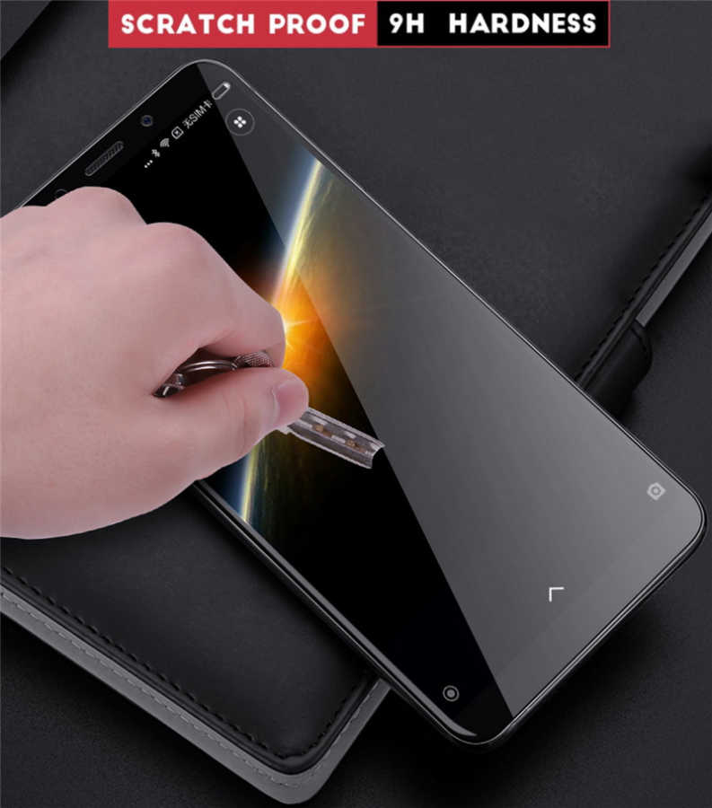 Xiaomi Mi 6X Zore Kenarları Kırılmaya Dayanıklı Cam Ekran Koruyucu