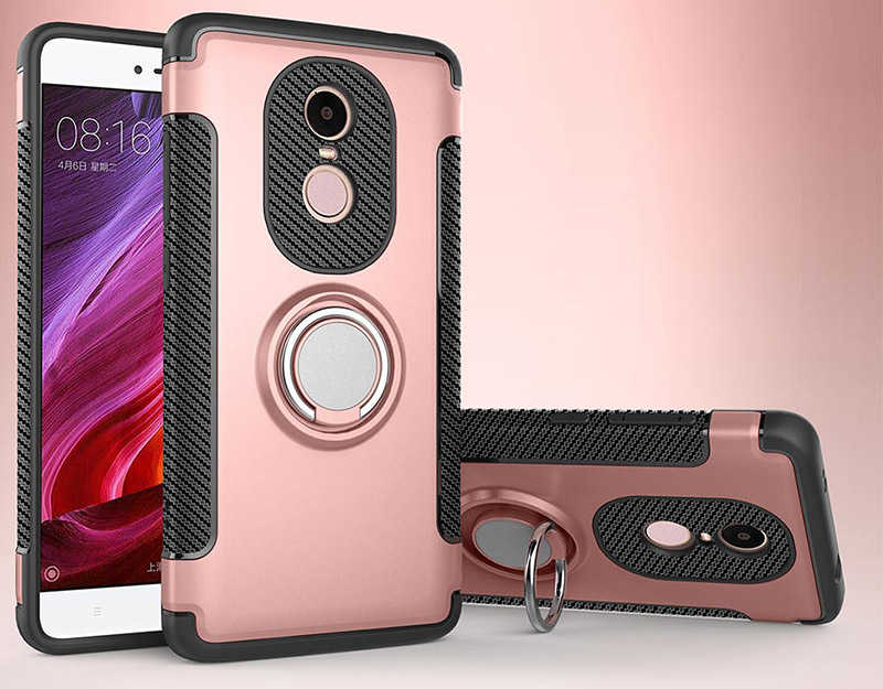 Xiaomi Redmi Note 4X Kılıf Zore Yüzüklü Verus Kapak