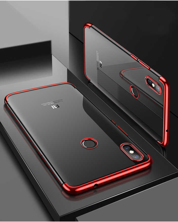 Xiaomi Redmi S2 Kılıf Zore Dört Köşeli Lazer Silikon Kapak