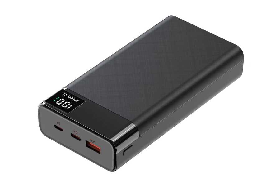 Zore B-12 QC 3.0 Hızlı Şarj Özellikli 22.5W Led Göstergeli Taşınabilir Powerbank 20000 mAh