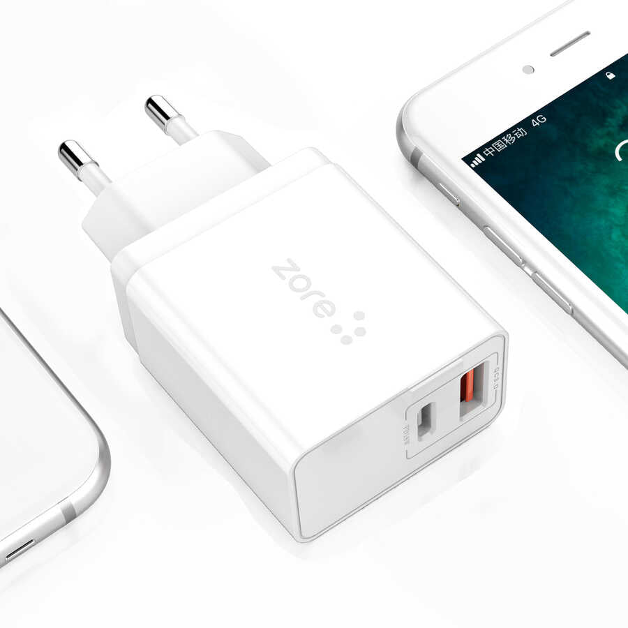 Zore XMac Serisi ZR-X2 Seyahat Şarj Başlığı