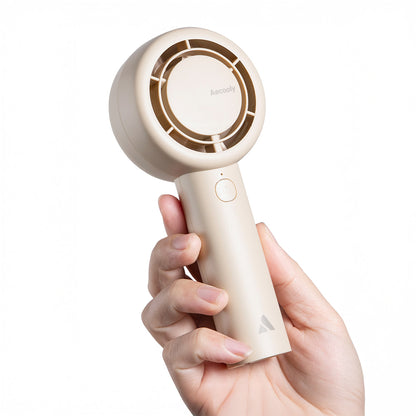 Aecooly PB01 İç Spiralli Çift Halka Hava Akışı Teknolojili 5 Kademeli Portatif Soğutucu El Fanı