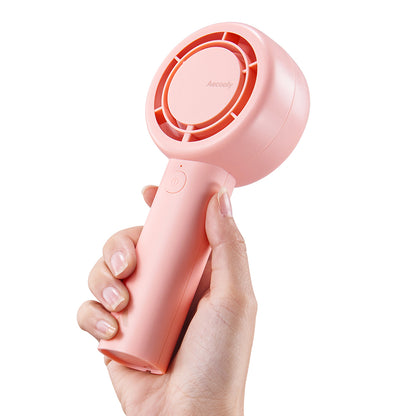 Aecooly PB01 İç Spiralli Çift Halka Hava Akışı Teknolojili 5 Kademeli Portatif Soğutucu El Fanı