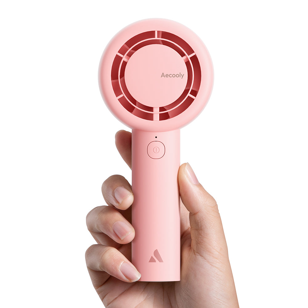 Aecooly PB01 İç Spiralli Çift Halka Hava Akışı Teknolojili 5 Kademeli Portatif Soğutucu El Fanı