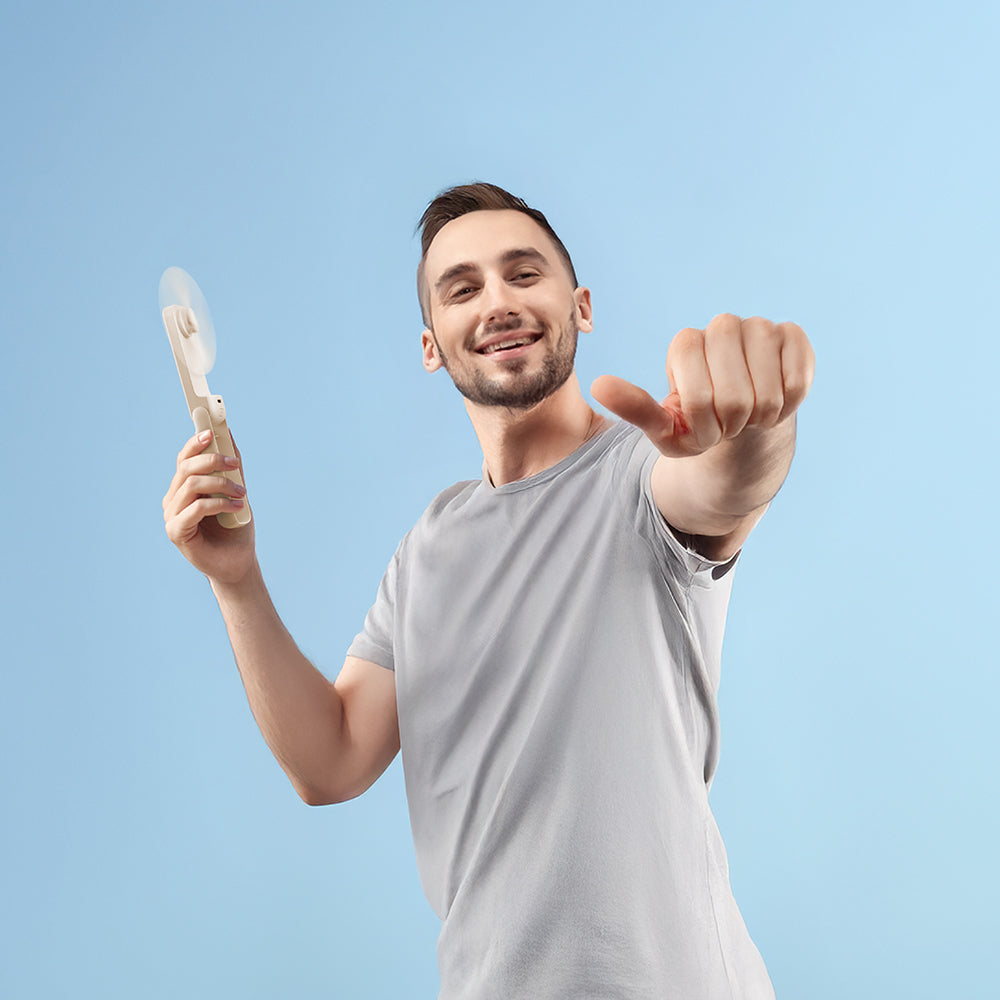 Aecooly PF01 Katlanabilen 3 Kademeli Portatif Soğutucu El Fanı