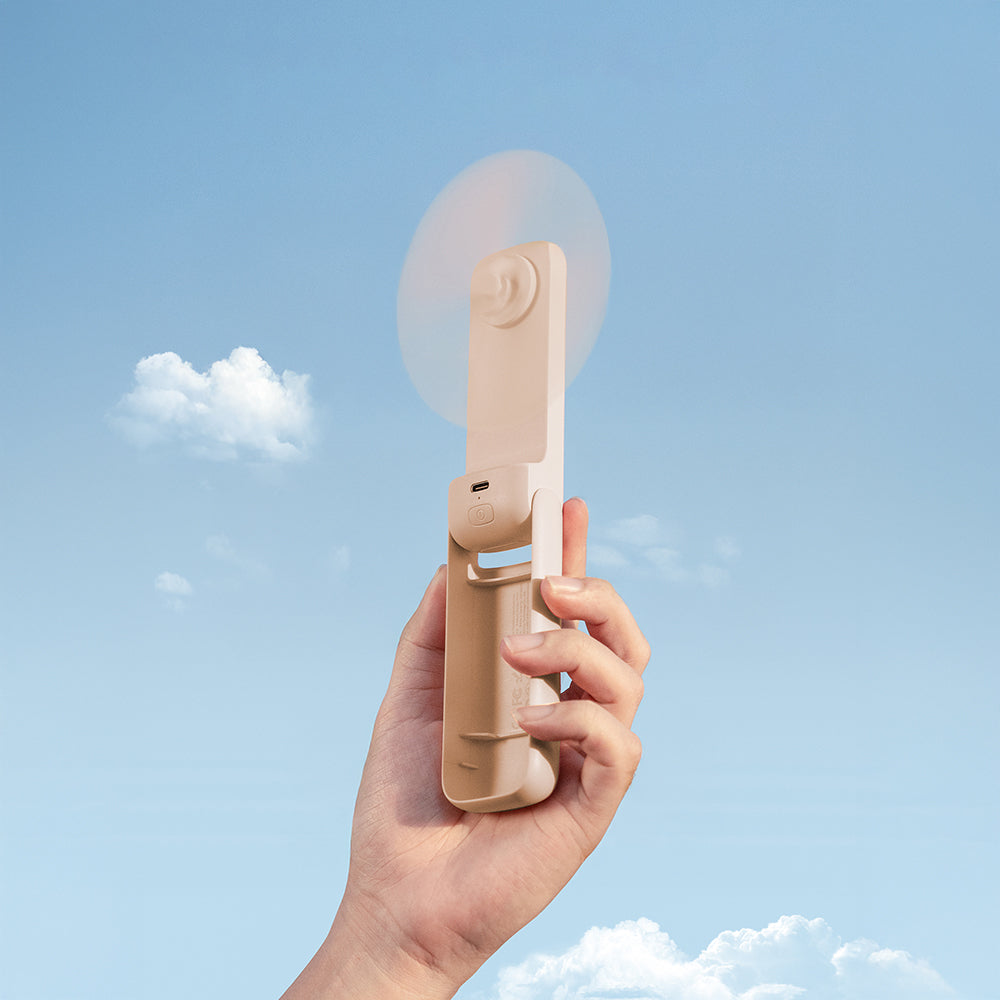 Aecooly PF01 Katlanabilen 3 Kademeli Portatif Soğutucu El Fanı