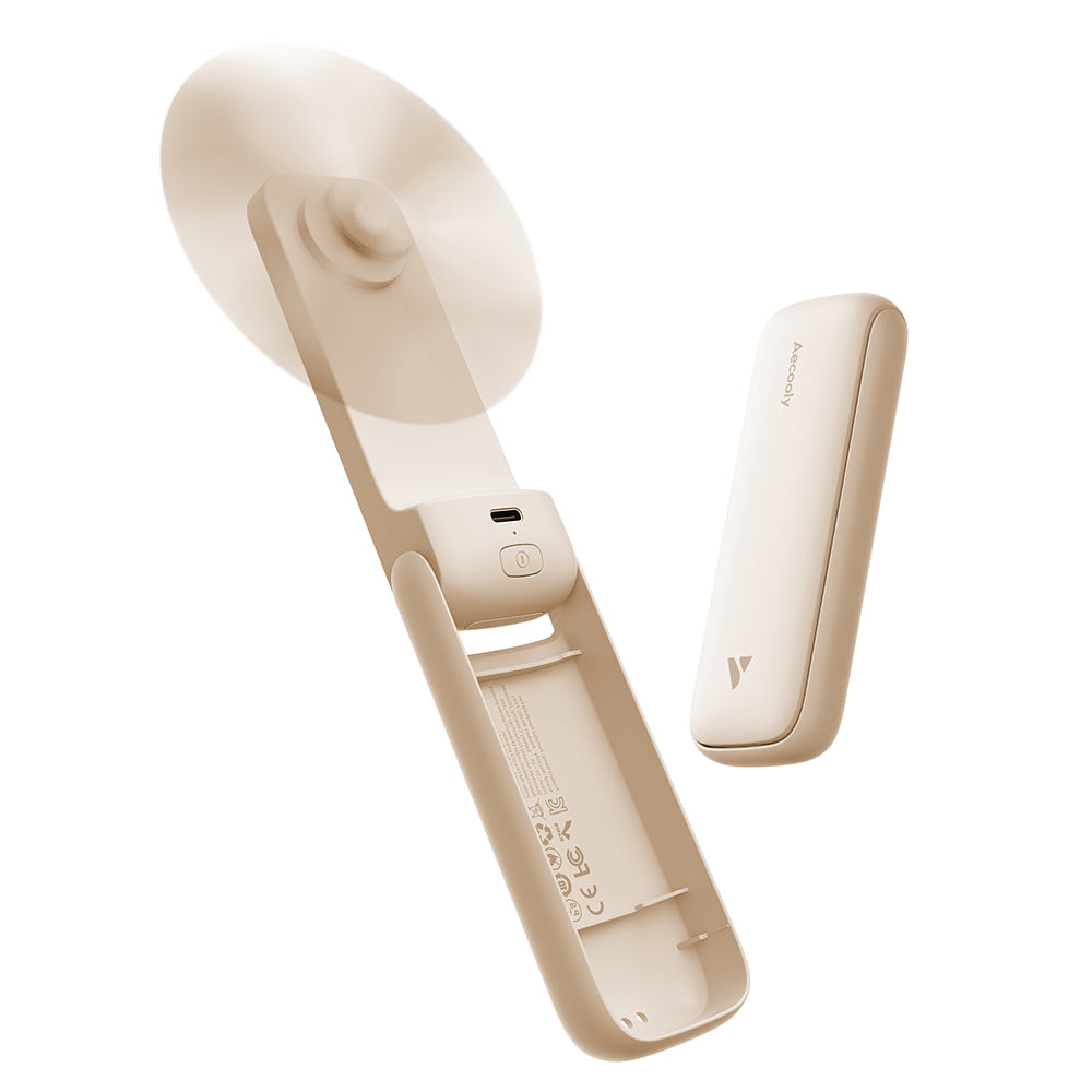 Aecooly PF01 Katlanabilen 3 Kademeli Portatif Soğutucu El Fanı