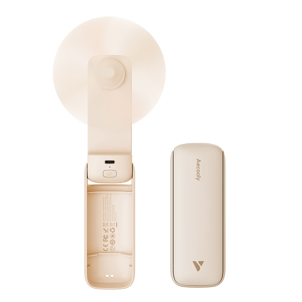 Aecooly PF01 Katlanabilen 3 Kademeli Portatif Soğutucu El Fanı