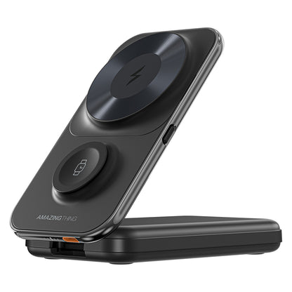 Amazingthing Thunder Pro Mag 6in1 PD22.5W Katlanabilir Standlı Kablosuz Powerbank 8000mAh