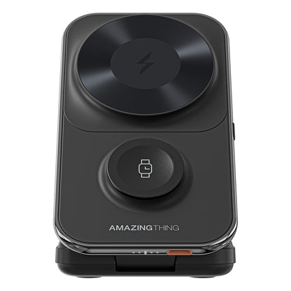 Amazingthing Thunder Pro Mag 6in1 PD22.5W Katlanabilir Standlı Kablosuz Powerbank 8000mAh