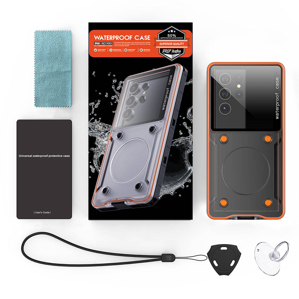 Anti-Knock Airbag Tasarımlı Universal 6.9"inç Su Geçirmez Zore Voter Kapak