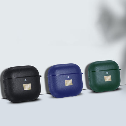 Apple Airpods 4 Kılıf Deri Görünümlü Askı Aparatlı Wlons Kılıf