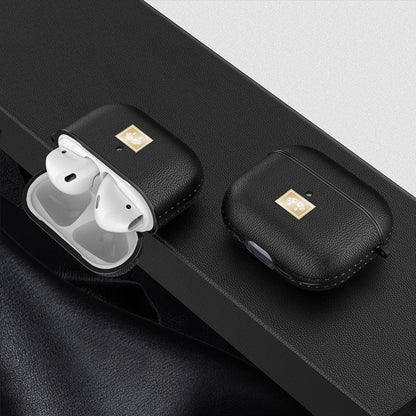 Apple Airpods 4 Kılıf Deri Görünümlü Askı Aparatlı Wlons Kılıf