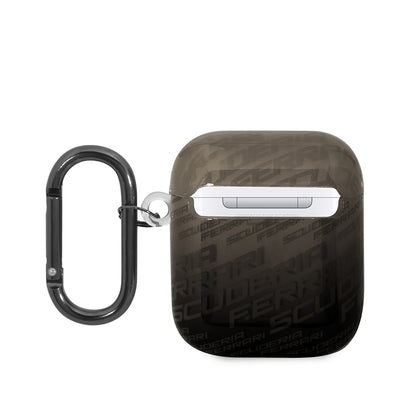 Apple Airpods Kılıf Ferrari Orjinal Lisanslı IML Baskılı Klasik Logolu SF Desenli TPU Kılıf