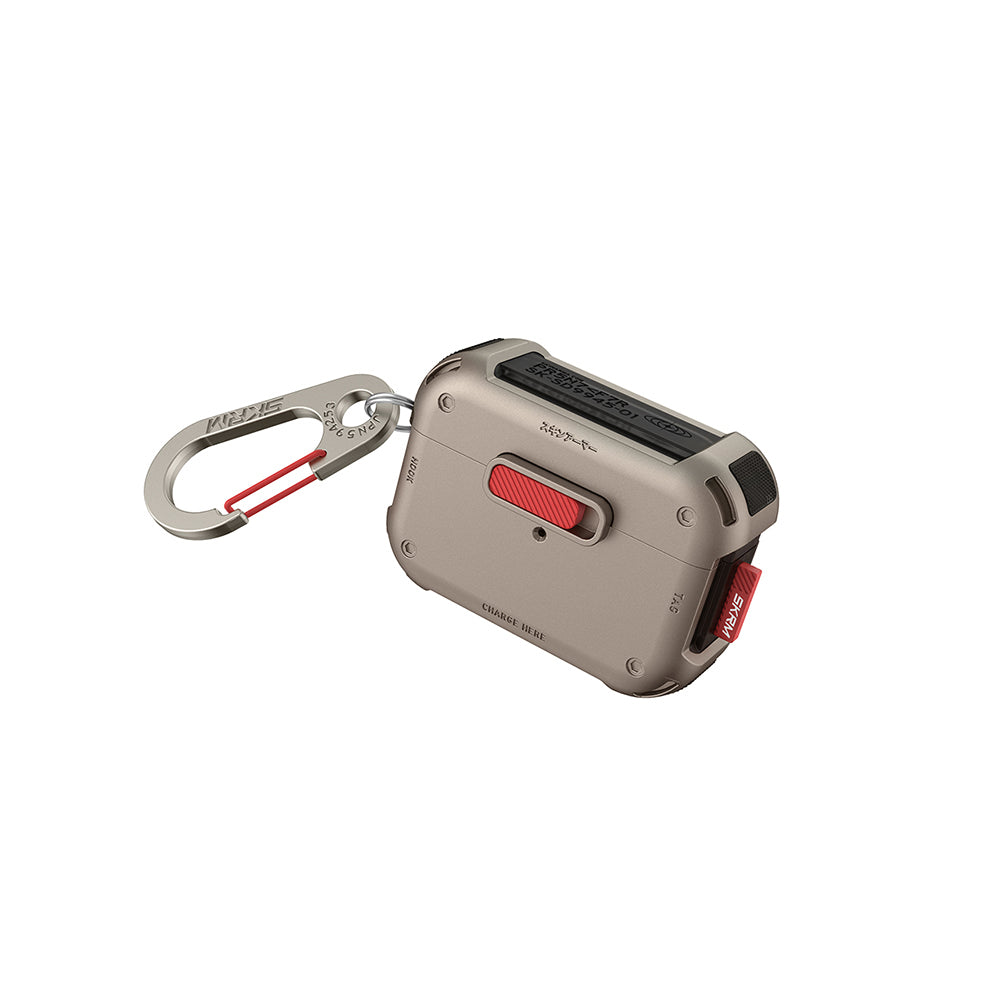 Apple AirPods Pro 2 Kılıf SkinArma Magnetik Kilitli Airbagli Tasarım Mecha Kılıf