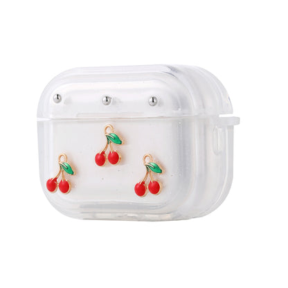 Apple Airpods Pro 2 Zore Airbag 44 Airbag Tasarımlı Simli Şeffaf Kutup Kılıf