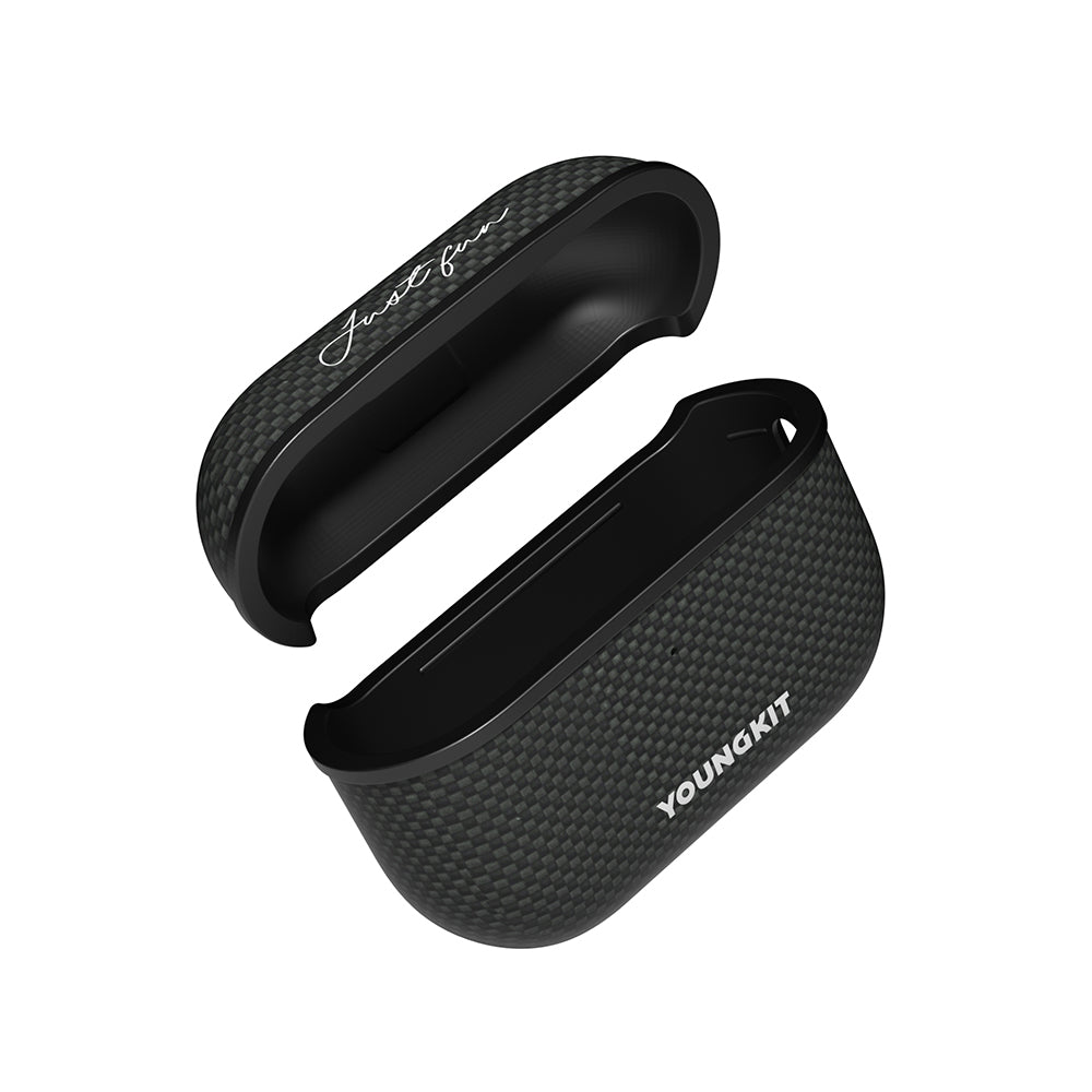 Apple Airpods Pro Kılıf M-safe Şarj Özellikli Aramid Fiber Youngkit 1500D Kevlar Extreme Wing Serisi Kapak