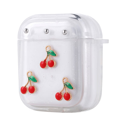 Apple Airpods Zore Airbag 44 Airbag Tasarımlı Simli Şeffaf Kutup Kılıf