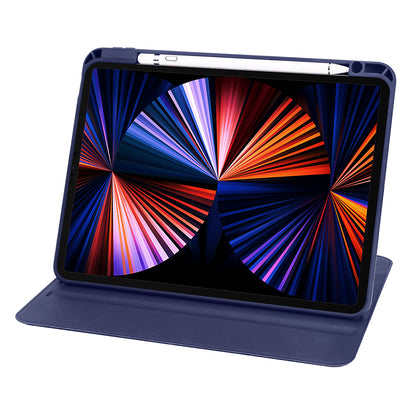 Apple iPad 10.2 (8.Nesil) Kılıf Zore Termik Kalem Bölmeli Dönebilen Standlı Kılıf