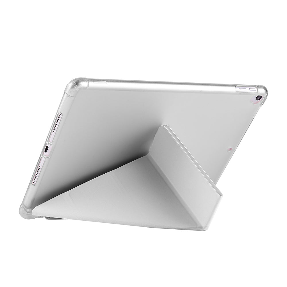 Apple iPad 10.2 (8.Nesil) Kılıf Zore Tri Folding Kalem Bölmeli Standlı Kılıf