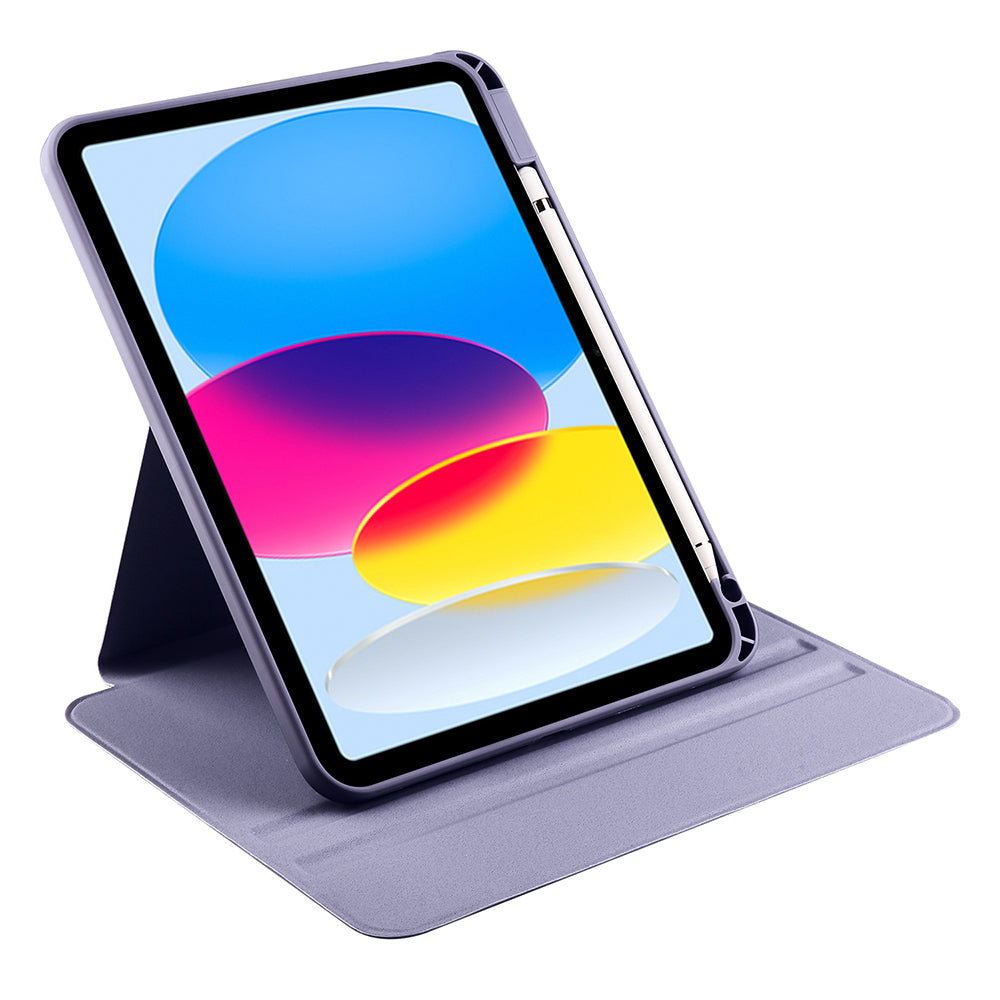 Apple iPad 10.9 2022 (10.Nesil) Kılıf Zore Termik Kalem Bölmeli Dönebilen Standlı Kılıf