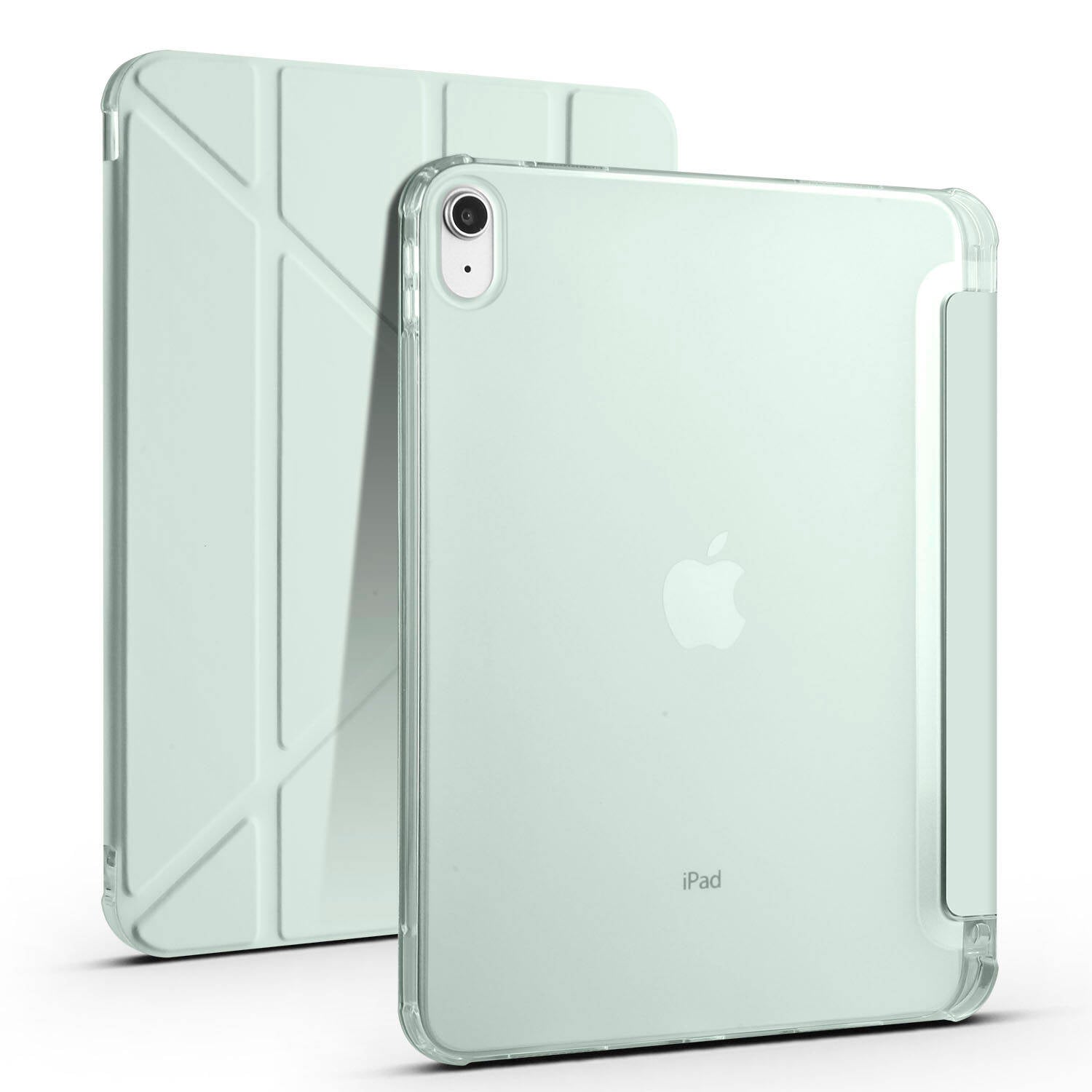 Apple iPad 11.Nesil 2025 Kılıf Zore Tri Folding Kalem Bölmeli Standlı Kılıf