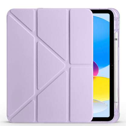 Apple iPad 11.Nesil 2025 Kılıf Zore Tri Folding Kalem Bölmeli Standlı Kılıf