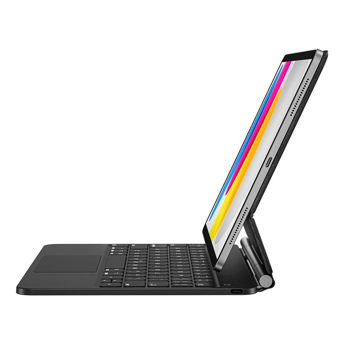 Apple iPad 10.Nesil 2022 10.9" Klavyeli Kılıf Touchpad Klavye Aydınlatmalı Wiwu KX005 Keyboard