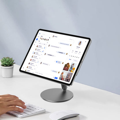 Apple iPad Air 10.9 2022 (5.Nesil) Wiwu ZM-310 360 Derece Dönebilen Magnetik Başlıklı Tablet Standı