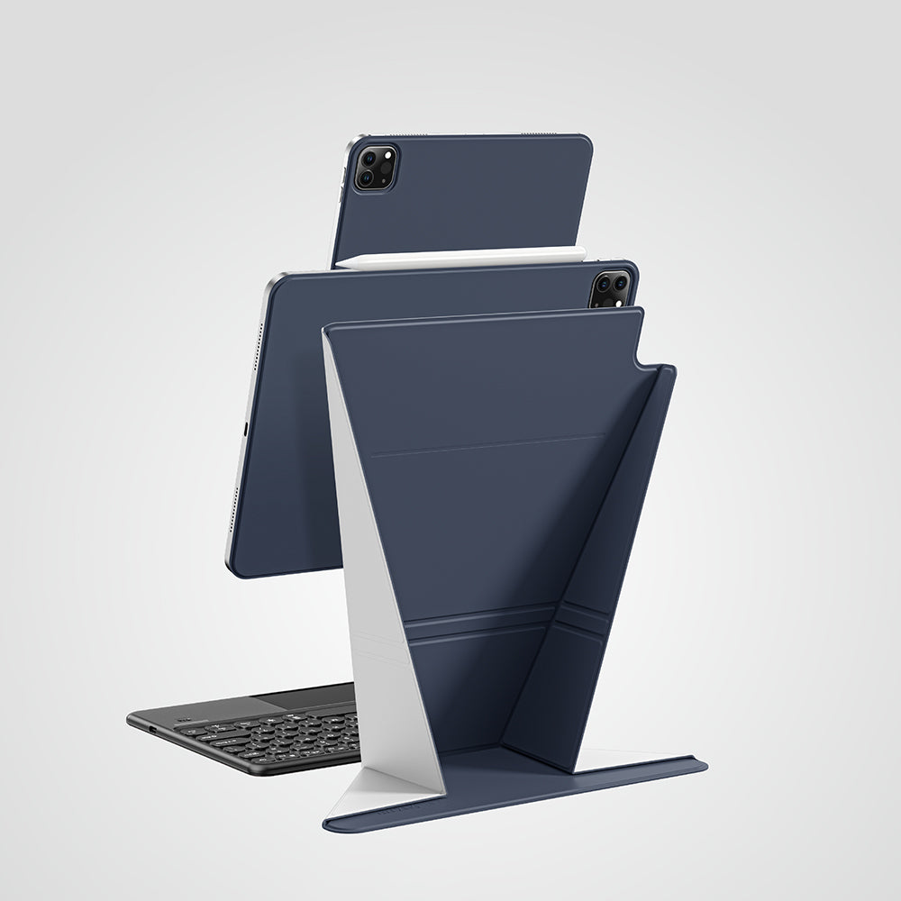 Apple iPad Air 11 2024 Amazingthing Matte Pro Mag Folio Katlanabilir Magnetik Standlı Kılıf