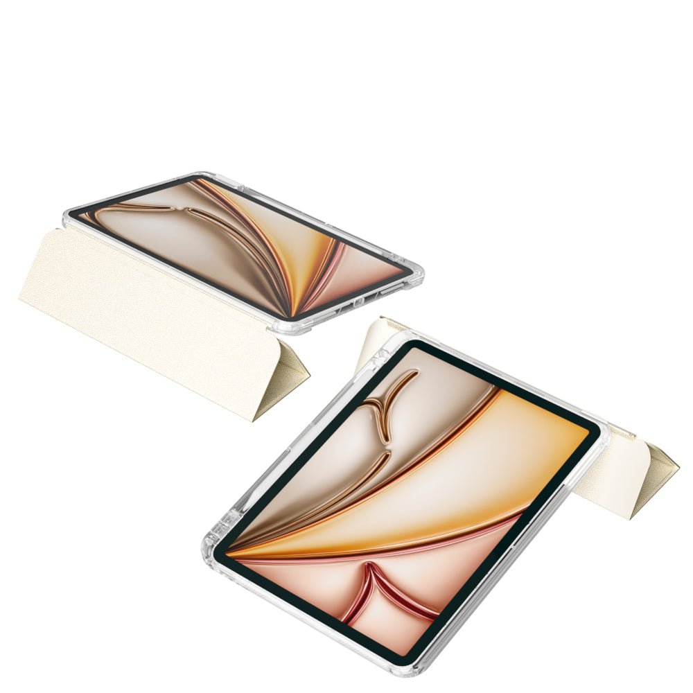 ​Apple iPad Air 11 2024 Kılıf Magnetik Ayrılabilen Airbagli Zore Sliding Tablet Kılıfı