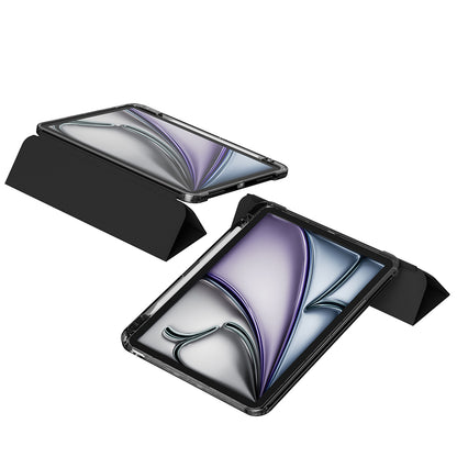 ​Apple iPad Air 11 2024 Kılıf Magnetik Ayrılabilen Airbagli Zore Sliding Tablet Kılıfı