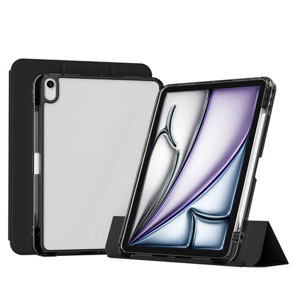 ​Apple iPad Air 11 2024 Kılıf Magnetik Ayrılabilen Airbagli Zore Sliding Tablet Kılıfı