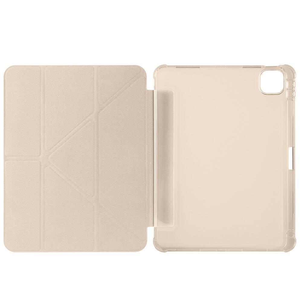 Apple iPad Air 11 2024 Kılıf Zore Tri Folding Kalem Bölmeli Standlı Kılıf